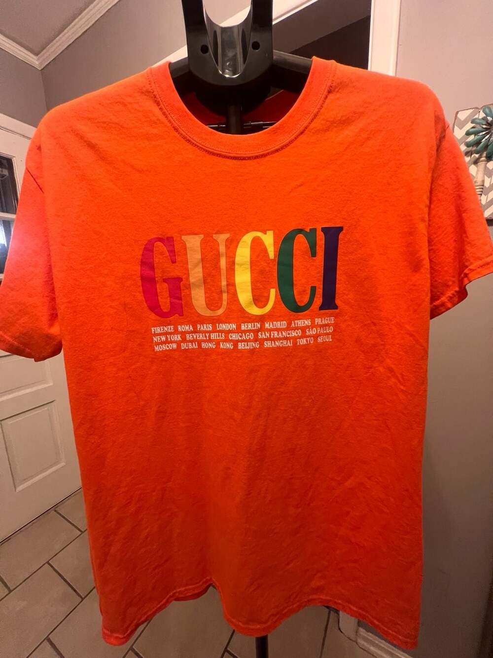 Gildan Heavy Cotton T-Shirt - Orange - Size L
